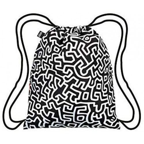 ECOBAG LOQI KEITH HARING ANDY MOUSE & UNTITLED DUO BACKPACK