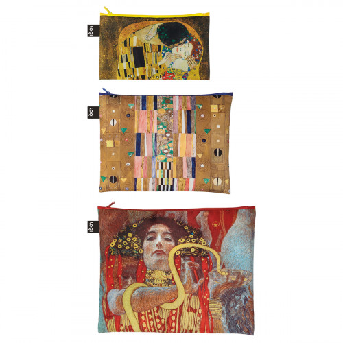 LOQI GUSTAV KLIMT THE KISS,STOCLET FRIEZE-KNIGHT,HYGIEIA ZIP