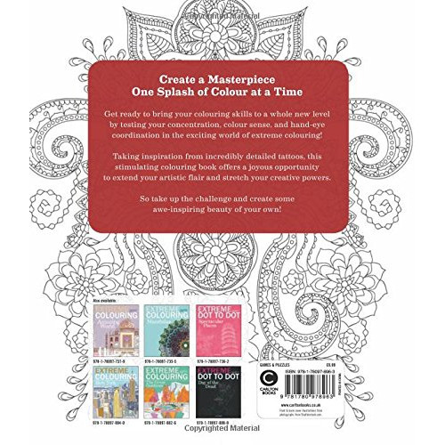 Extreme Colouring Tattoos (Inglês) Capa Comum 