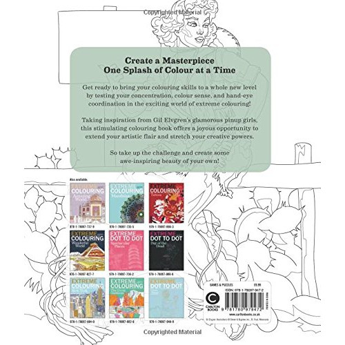 Extreme Colouring Pin Ups (Inglês) Capa Comum