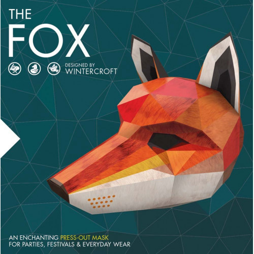 The Fox: Designed by Wintercroft: A beautiful press-out mask for festivals, parties and everyday wear (Inglês) 